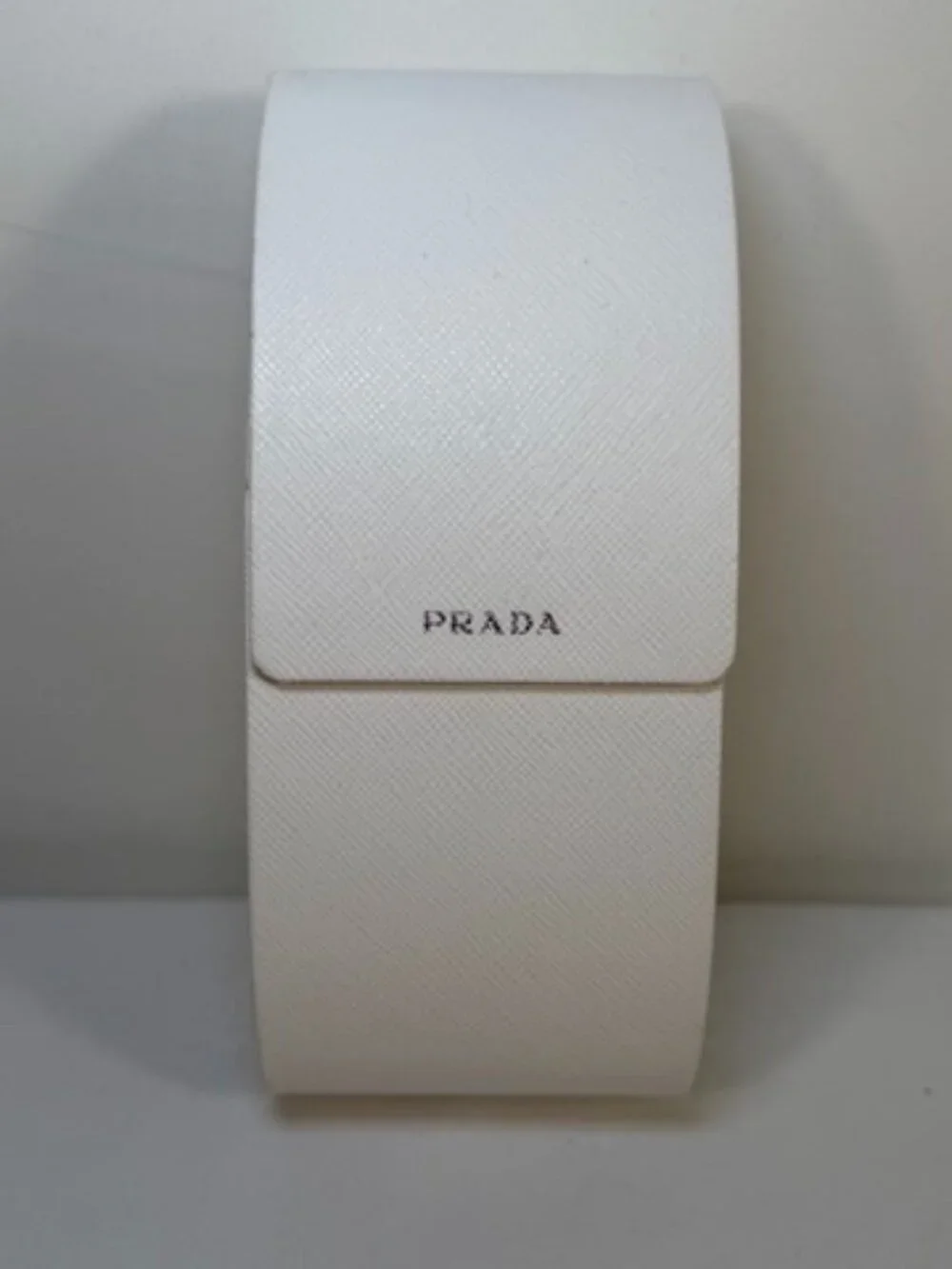 PRADA Flip Top Large Hardshell Sunglass Glasses Case White